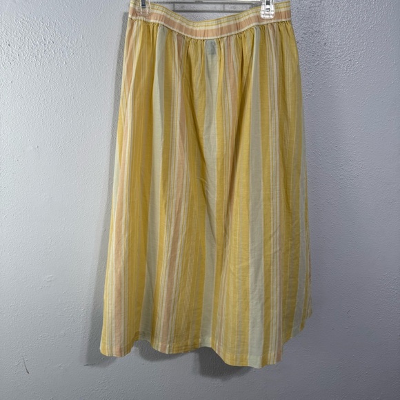 Patagonia lightweight striped skirt yellow size medium - Picture 6 of 6